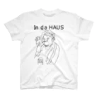 Haus It Feelin' ShopのIN DA HOUSE(ホワイト)、スタンダードTシャツ、 スタンダードTシャツ