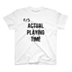 FOOTBALL SLANGのActual Playing Time スタンダードTシャツ