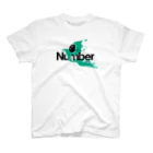 Numberグッズ部（仮）のNumberオバケ バスケグリーン Regular Fit T-Shirt