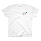 猫渕さん【公式】のリアル猫渕さん(ストリート)_前後プリント入り スタンダードTシャツ