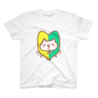 mai_illust_boxの初心者マーク（白猫） Regular Fit T-Shirt