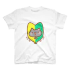 mai_illust_boxの初心者マーク（黒猫） Regular Fit T-Shirt