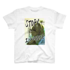 kaede_maru55のSTOP！ INVOICE（日本ベーシックインカム推進協議会） スタンダードTシャツ