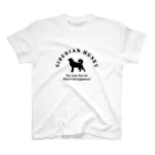 onehappinessのハスキー　happiness!　【One:Happiness】 Regular Fit T-Shirt