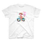 CATLESのネコ好き 猫柄 CATLES ChaCha is driving スタンダードTシャツ