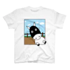 あっきょん(旧たもちゃん)のひゅひゅ馬めんこ「Look at me...」 スタンダードTシャツ