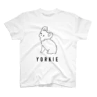 YORKIE DAISUKI～ヨーキーグッズ～のヨーキー スタンダードTシャツ