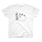 フランス（すこやかドコドコちゃん）のマルモチネコジャナイネコ（威嚇） Regular Fit T-Shirt