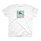 Oriko's Tea Roomのカヌレ　ブルーギンガムチェック スタンダードTシャツ