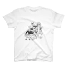 kazkiwiのNekodarake　＃001 スタンダードTシャツ