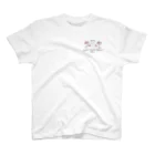 itsuto-こねこしょうしょうめんへらのわんぽいんと「しきさんふぇいす」 Regular Fit T-Shirt