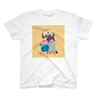 群青の#今日の群青家 似顔絵アニマル スタンダードTシャツ