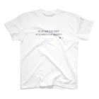 fuwariyukiの御言葉Tシャツ　光と闇　ヨハネ1:5 スタンダードTシャツ