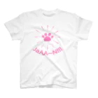 MtDesignShopのNIKUKYU(JaAA~N!!!)ピンク スタンダードTシャツ