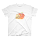 えみりのハリネズミとりんごＴシャツ スタンダードTシャツ