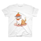 りーおすふぇんがりーのお腹ペコペコで具になっちゃったねこにゃん スタンダードTシャツ