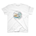 こむぎのbunchoslife(サーフィン文鳥・枠あり) Regular Fit T-Shirt