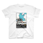 とやまソフトセンターの柴と軽トラ（前後レトロポップ②）by kayaman Regular Fit T-Shirt