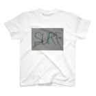 SURF810のSURF 文字(青影) Regular Fit T-Shirt