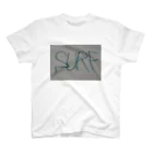 SURF810のSURF 文字(青影) スタンダードTシャツ