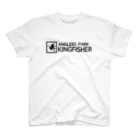 anglerspark_kingfisherのKINGFISHER LOGO -Black- Regular Fit T-Shirt