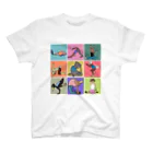 kuuleiのYOGA × Animals スタンダードTシャツ