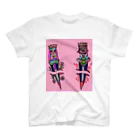 hide_and_seekのSword Daddy and Mommy⭐︎PINK スタンダードTシャツ