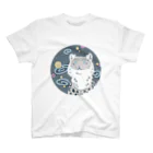 まりもの宇宙ユキヒョウ スタンダードTシャツ