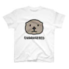 BISCUITのラッコのしおたん ENDANGERED スタンダードTシャツ