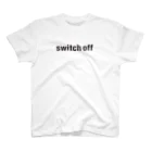 switch-offのswitch off ロゴプリント スタンダードTシャツ