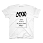 #wlmのPOINTS - 3900 Gray Regular Fit T-Shirt