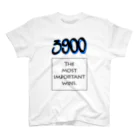 #wlmのPOINTS - 3900 Blue Regular Fit T-Shirt