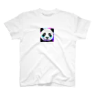 クリエイティブ・クリーチャーショップの蛍光ポップPANDA スタンダードTシャツ