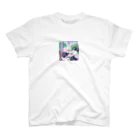 みやこのオリジナルショップのエモい大学生のカップル Regular Fit T-Shirt