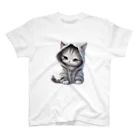 animal canvasのthe cat！ Regular Fit T-Shirt