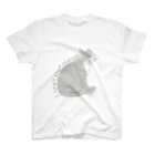 PonPonのyawing cat 2 Regular Fit T-Shirt