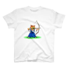 もちけらの弓道ねこちゃん。 Regular Fit T-Shirt