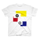 NOのTHREE SQUARE Regular Fit T-Shirt