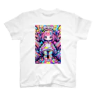 GUMIKOのカラフルなgirl スタンダードTシャツ