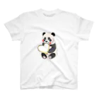 愛を届けるパンダの愛を送るパンダ Regular Fit T-Shirt
