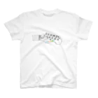 EADGBERのペールカラー　ビッグロゴ Regular Fit T-Shirt