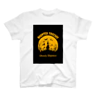 adayuserのBlack Yellow Illustrative Halloween  Regular Fit T-Shirt