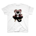 Lipsum_sapporoのハートの黒猫女王 Regular Fit T-Shirt