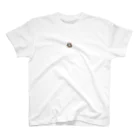 TAIYO 猫好きのアーティスト風ワンポイント猫 Regular Fit T-Shirt