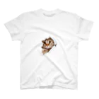 ただの猫好きのWhite Free Cute Funny Cat T-shirt Regular Fit T-Shirt