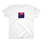 KAWAKAMI-SENTAROUの夕日に未来を誓った男性 Regular Fit T-Shirt