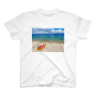 化けわらじ工房の琵琶湖の漂流物 Regular Fit T-Shirt