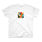 よそ見shopの反発しながら溶け合う Regular Fit T-Shirt