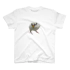 みぽりんショップのアルビノセキセイインコハクちゃん Regular Fit T-Shirt