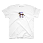 ホシガマタタクのenjoying horse racing スタンダードTシャツ